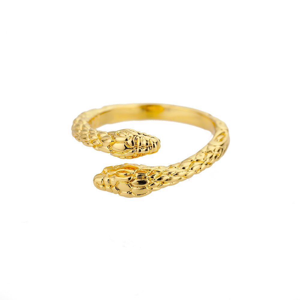 Schlangenringe für damen und mädchen, verstellbare fingerringe mit zirkonia, goldringe, eheringe, paarringe, schmuck, anillos mujer: 2-2