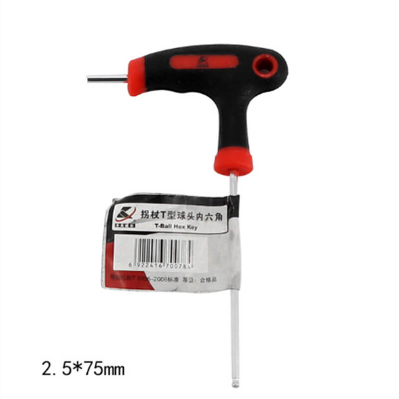 RISK Universal MTB Road Bike Tool 2.5-10mm Alloy Steel Allen Key Bicycle Repair Tool Kits for Brake Pedal Headset Stem: 2.5mm