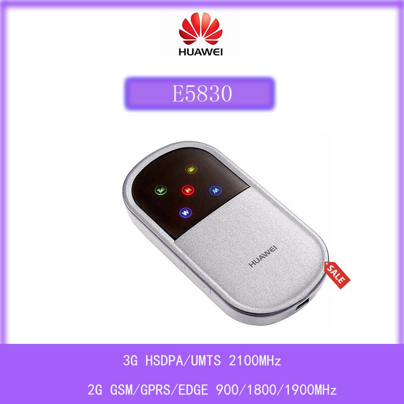 Unlocked Huawei E5830 Wifi Routers 3G Modem Router 7.2Mbps Mobile WiFi Hotspot 3G HSDPA WCDMA GSM Pocket Router