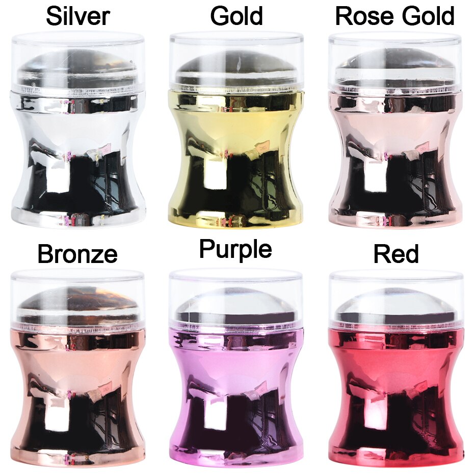 Tampons pour ongles en Silicone transparent, 3 pièces de transfert de vernis, kit de pochoir imprimé pour Nail Art, accessoires de manucure, NT1033