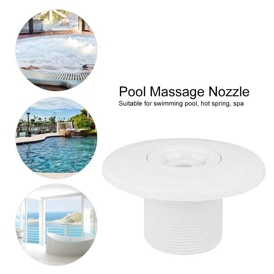 360 Degree Rotatable Swimming Pool SPA Jet Massage Nozzle Pool Wall Return Fitting 2in Swimming Pool Accessory