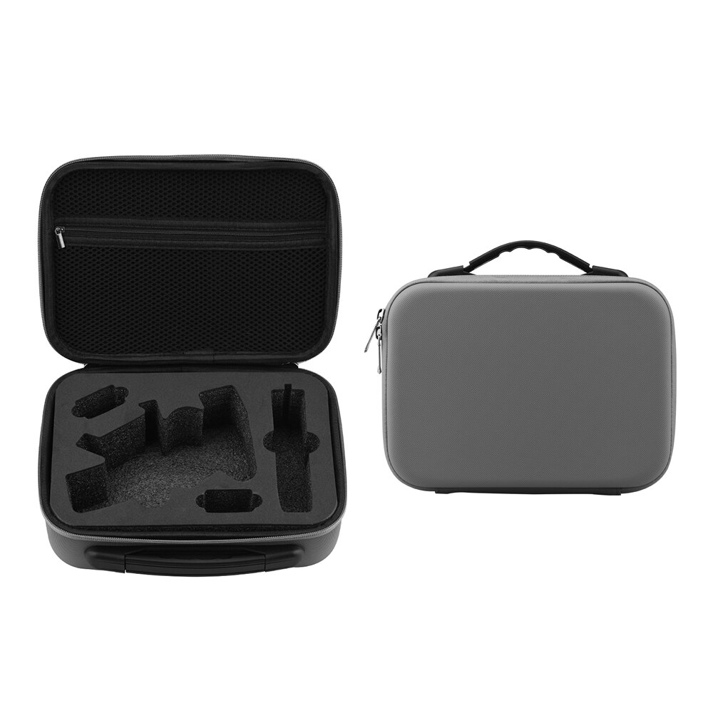 Tragbaren Koffer für DJI OM 4 Osmo Handy, Mobiltelefon 3 Gimbal Stabilisator Lagerung Tasche Handtasche schwer Hülse Kasten Verlängerung Stange zubehör: Schwarz