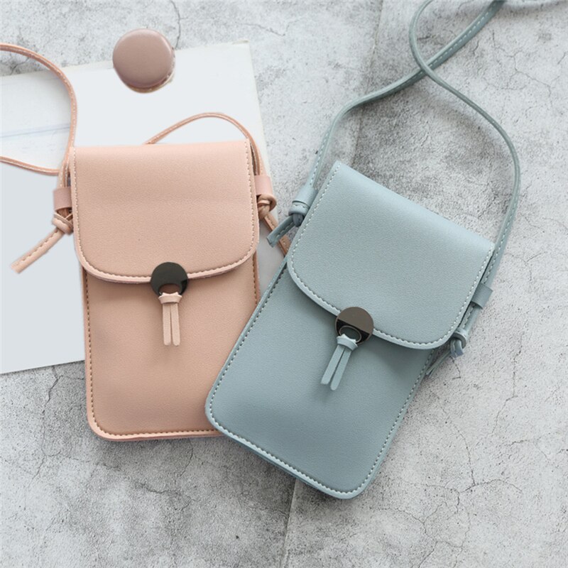 Mini bolso de hombro Retro para mujer, bandolera con cadena de Pu, con solapa pequeña, estilo Kawaii