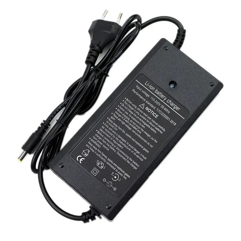 Ładowarka litowa 42V 2A 36V 2A AC100-240V prąd odpowiedni dla 36V 10S 2A elektryczna dwukołowa/pedałów M365/szybki wioślarz