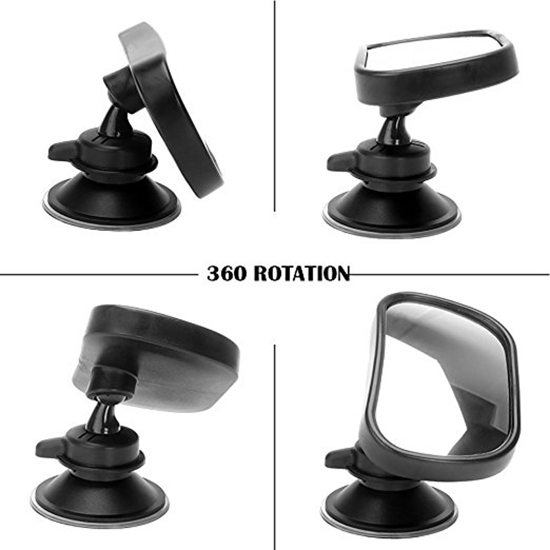 2 in 1 mini sikkerhetsbil baksete babyspeil justerbar baby bak konveks speil bil baby barnemonitor bil styling