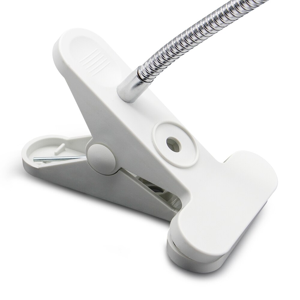 [DBF]Grow Lamp Holder Double Head Flexible Clamp Light E27 Socket 43cm Flexible Clip Switch LED Lamp Holder Socket Power Cable