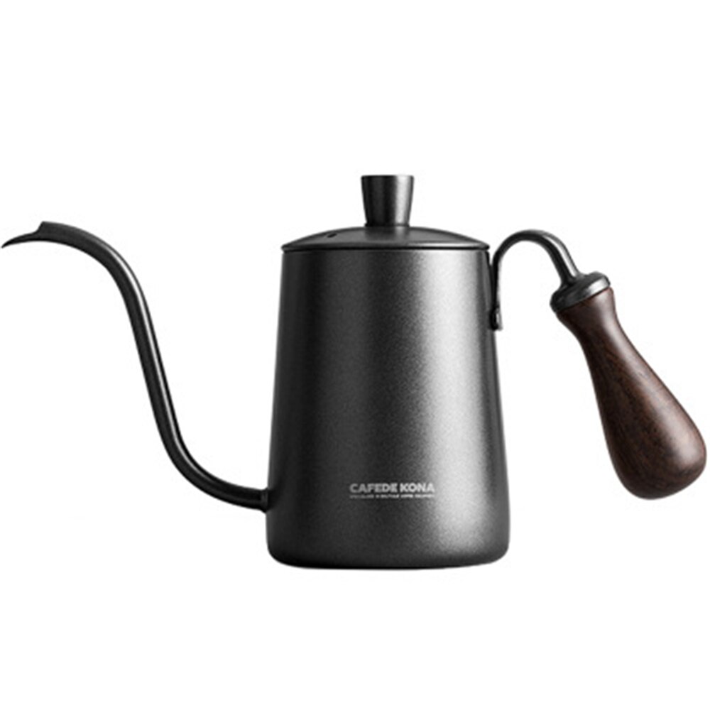 CAFEDE KONA cafetière 360ML/600ML en acier inoxydable col de cygne goutte à goutte bouilloire col de cygne bouche mince goutte à goutte café bouilloire théière