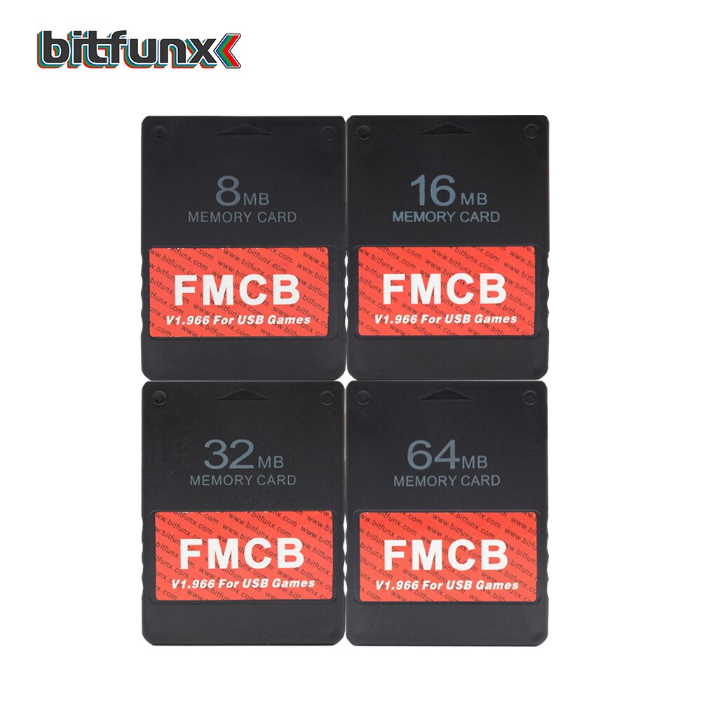 Bitfunx PS2 FMCB Card for USB games+2.5''SATA HDD Hard Disk Drive with PS2 games in Hard Disk Case USB3.0