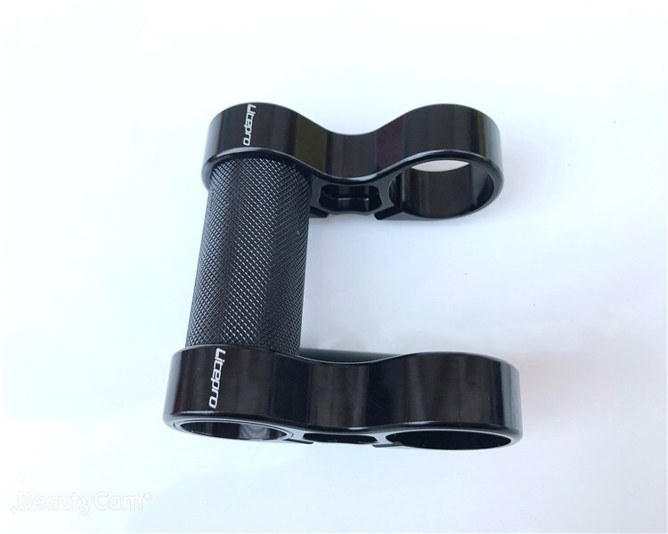 Litepro  s82 hopfällbar cykel dubbla skaft lättvikts 73g cykel 25.4 dubbla skaft skaft: Svart
