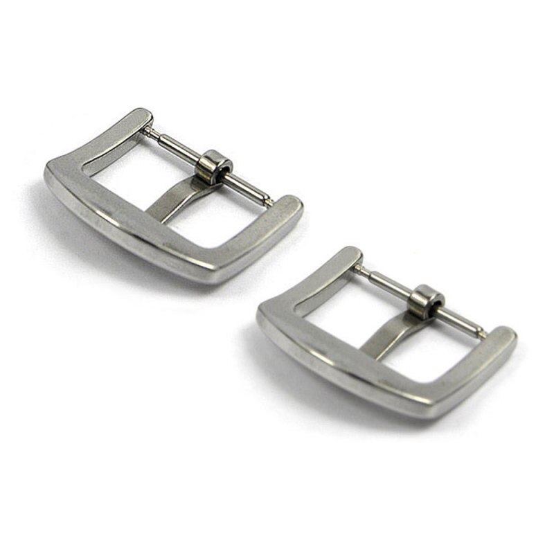 5 stk/sett 18mm 20mm 22mm 24mm 26mm klokkespenne metall rustfritt stål polert børstet klokkerem reim lås spenner tilbehør