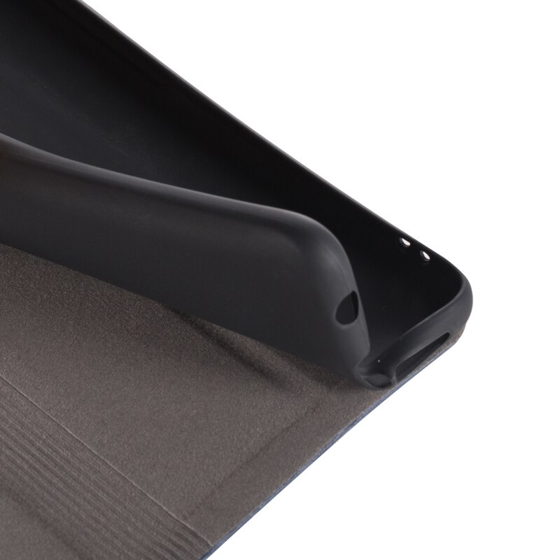 Houtnerf PU Lederen Telefoon Case Voor Oukitel C17 Pro Flip Case Voor Oukitel C17 Business Wallet Case Zachte Siliconen back Cover