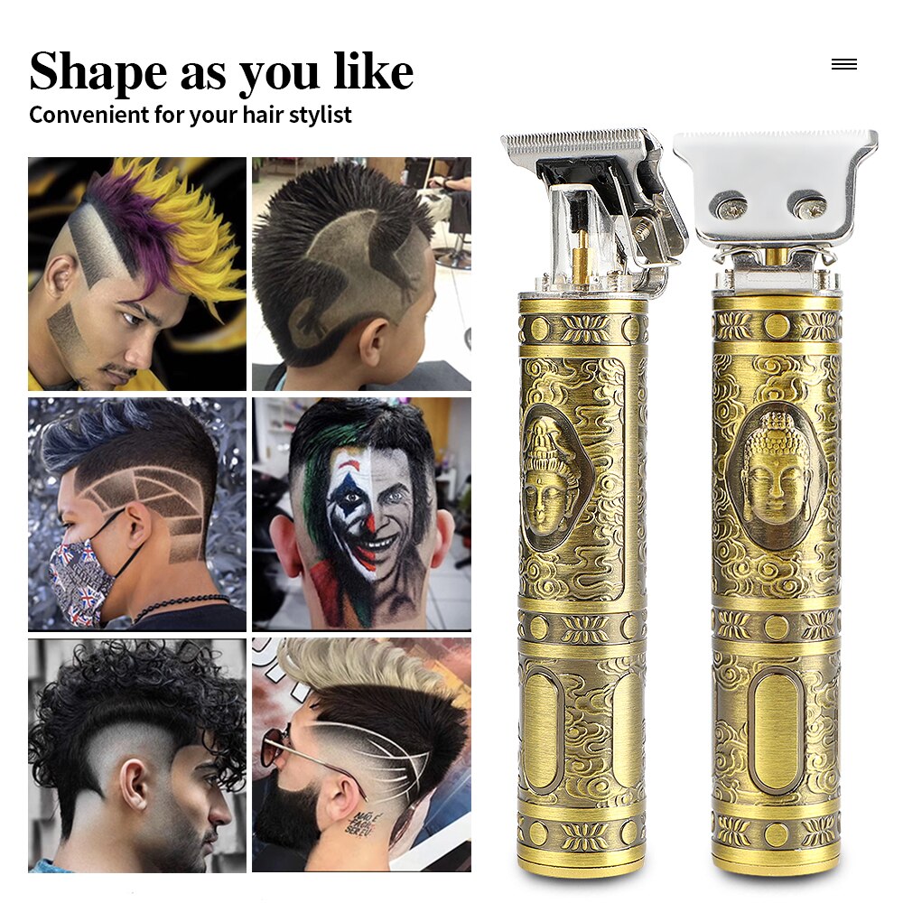 Cortadora de pelo para hombre, afeitadora de barba sin cabeza, maquinilla de afeitar eléctrica, inalámbrica, corte USB, barbería cortapelos cortar pelo corta pelo hombre barba hair peluquería