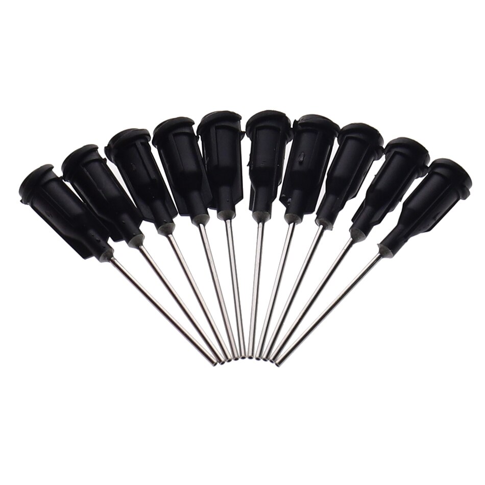 100pcs/lot 14G X 43mm Precision passivated S.S. Dispense Tip with PP Safetylok hub, glue dispenser needles