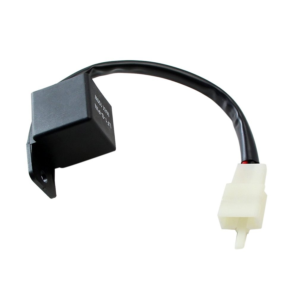 Bil motorcykel switch justerbar led blinklys blinker lys blinker relæ til de fleste 12v til yamaha til honda