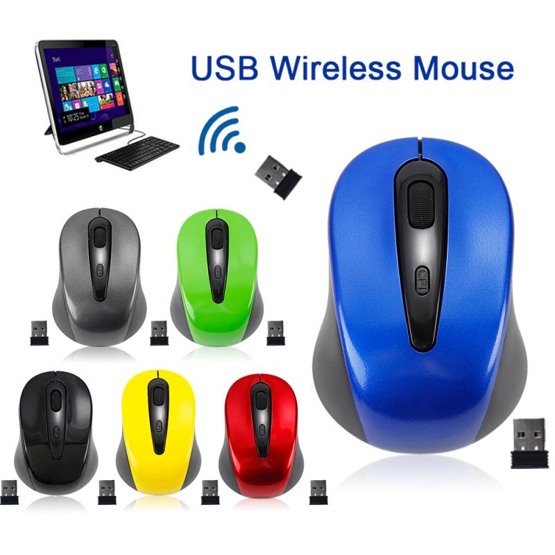 USB Gaming Wireless Mouse Gamer 2.4GHz Mini Receiver 3 Keys Computer Mouse Gamer Mice for Computer PC Laptop