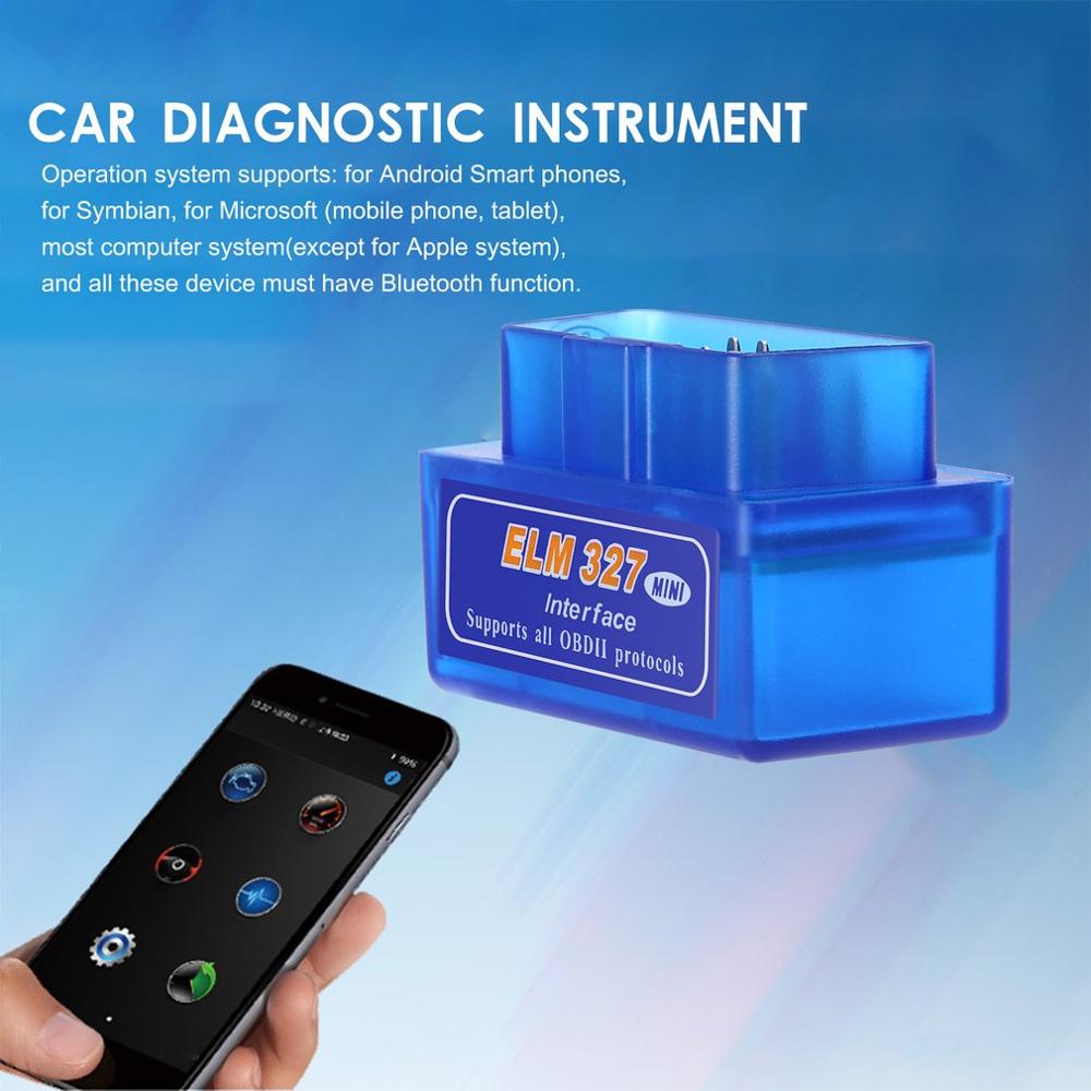 Nouvel outil de Diagnostic d'abs de la meilleure bleue de Scanner d'interface automatique de voiture du Bluetooth V2.1 OBD II d'elm327 portatif superbe