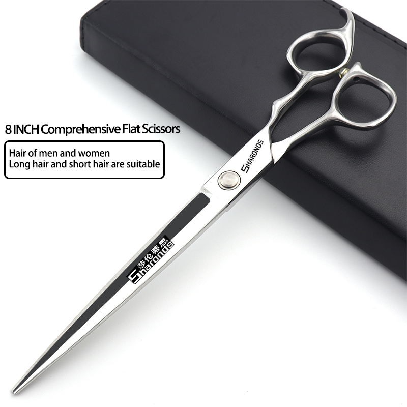6 Inch Kapper Specifieke Schaar Professionele Kappers Schaar Kapper Tondeuse Set Platte Dunner Haar Snijgereedschappen: Donker Kaki