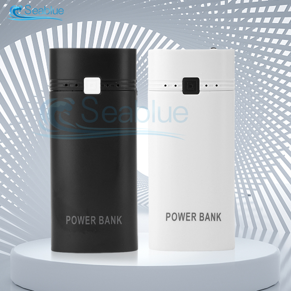 5V 2A 6000mAh 2X 18650 USB Type-C Power Bank Battery Charger Case DIY Box For Phone Electronic Charging Not Including Batteries