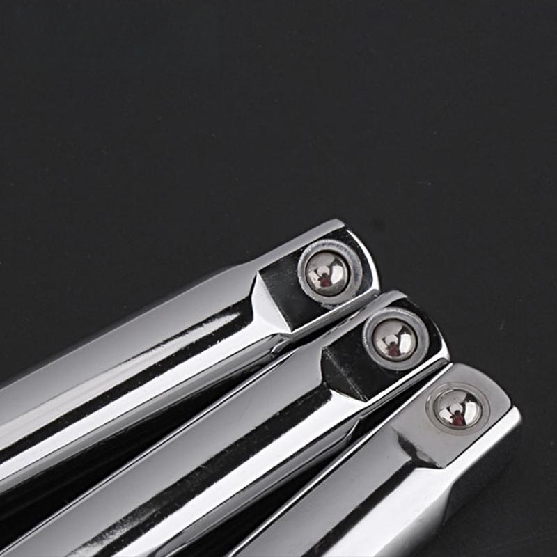 Barra de extensión de llave de trinquete, 1/4 ", 50/100/150/250mm, extensor de enchufe, herramientas manuales de ajuste manual