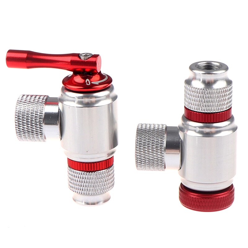 Portable Bicycle Mini Inflator Mountain Road Bike CO2 Inflatable Head Adapter