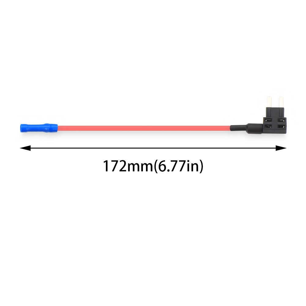 Adaptador de fusible de circuito A para coche, Mini portafusibles de cuchilla ATM, accesorios eléctricos para coche, 12V, 1/3/5 Uds.