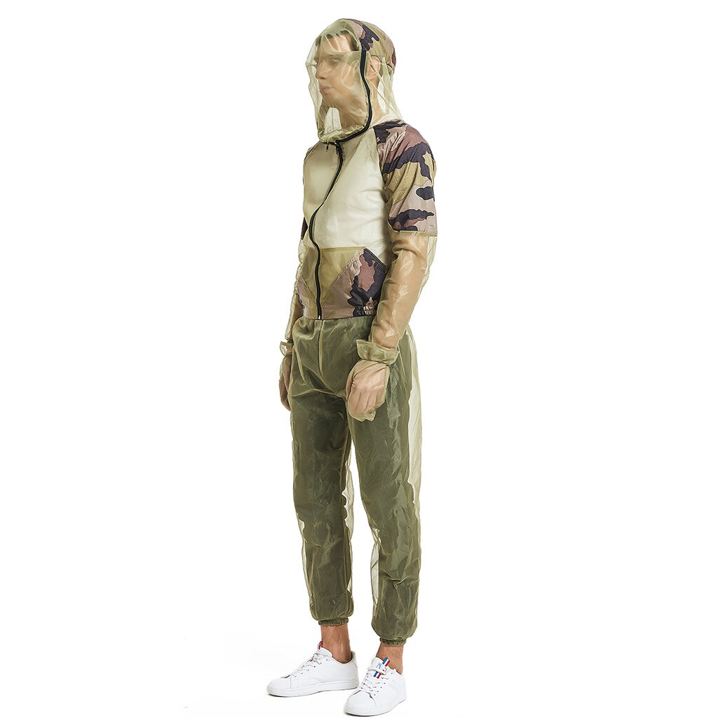 Bug Jacket Hood & Pants Mosquito Repellent Net Clothing for Men & Women Insect-Proof Netting Suit for Outdoor Protection