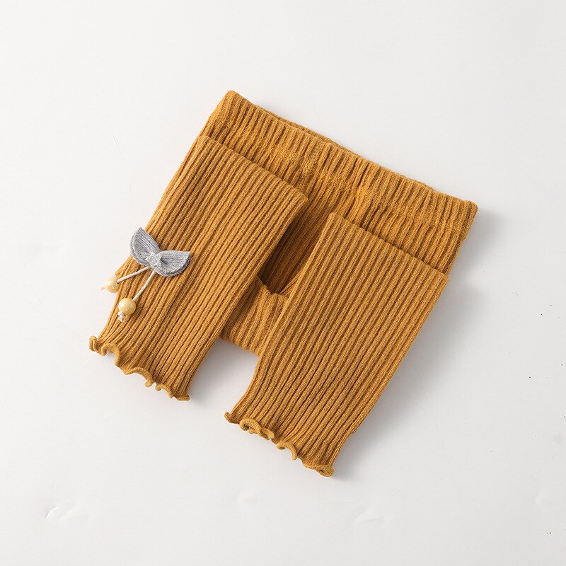 Leggings bébé automne hiver enfants PP culotte enfant en bas âge Leggins pour enfants filles bas pour les enfants: YELLOW / 2-4Y