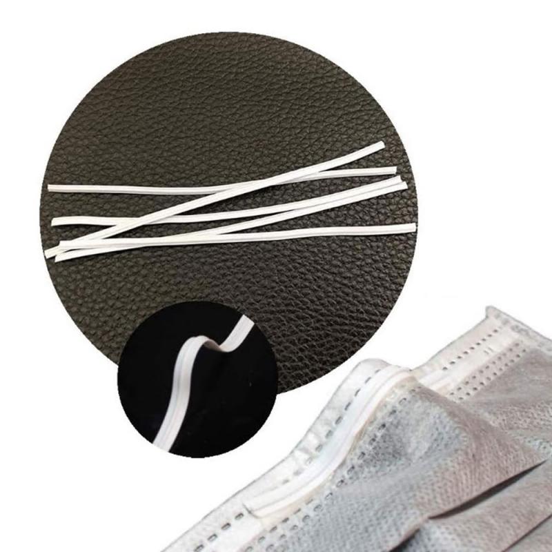 Masque en fil de fer galvanisé 3mm PE | À noyau unique, cadre de nez et barre nasale 10cm, accessoires de masque pont de nez