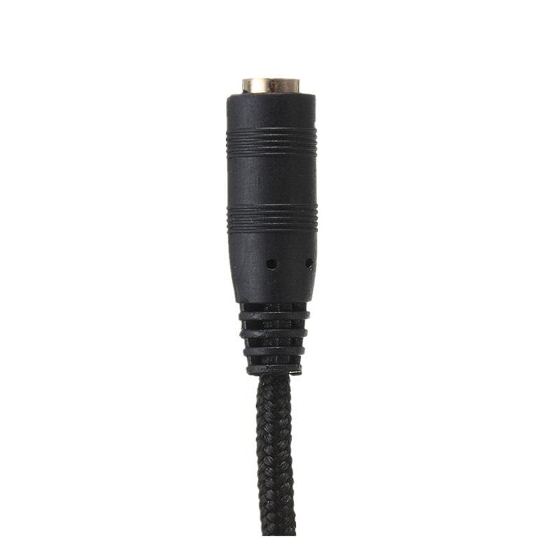 3.5mm Jack TO 3.5mm Jack Female Aux Cable With Volume Control Earphone Headphone Speaker Extension Audio Cable Adapter Wire Cord