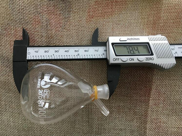 1 unid/lote de 5ml a 100ml de vidrio de picnómetro específicas la gravedad de picknometer para cristalería de laboratorio
