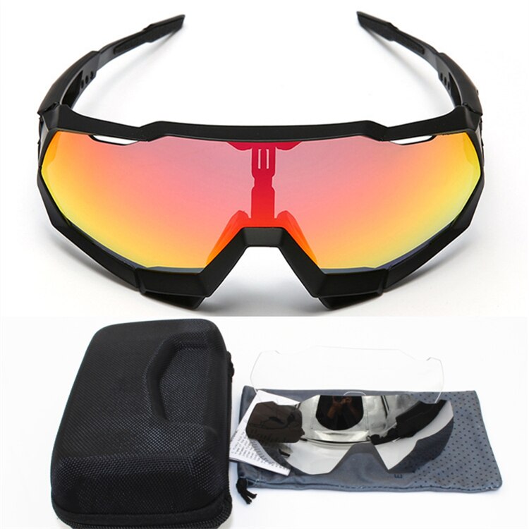 Sport Fiets Zonnebril Gafas Ciclismo Road Fietsen Bril Mtb Mountainbike Fiets Brillen Peter Goggles Uv400 Snelheid: 1