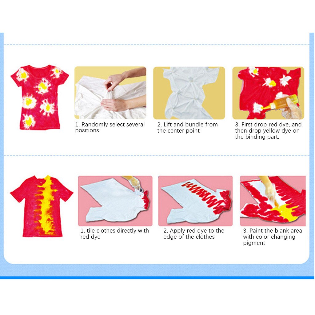 Tie-dye Set Boxed Family Clothing Handmade Diy Set Beginner Drawing Paper Supplies