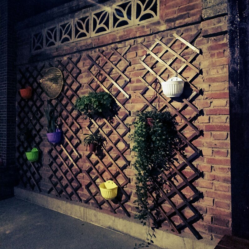 Clôture en bambou, décoration, fleurs de vigne de métope, grille de carbonisation, cloison, anticorrosion, bois Flexible