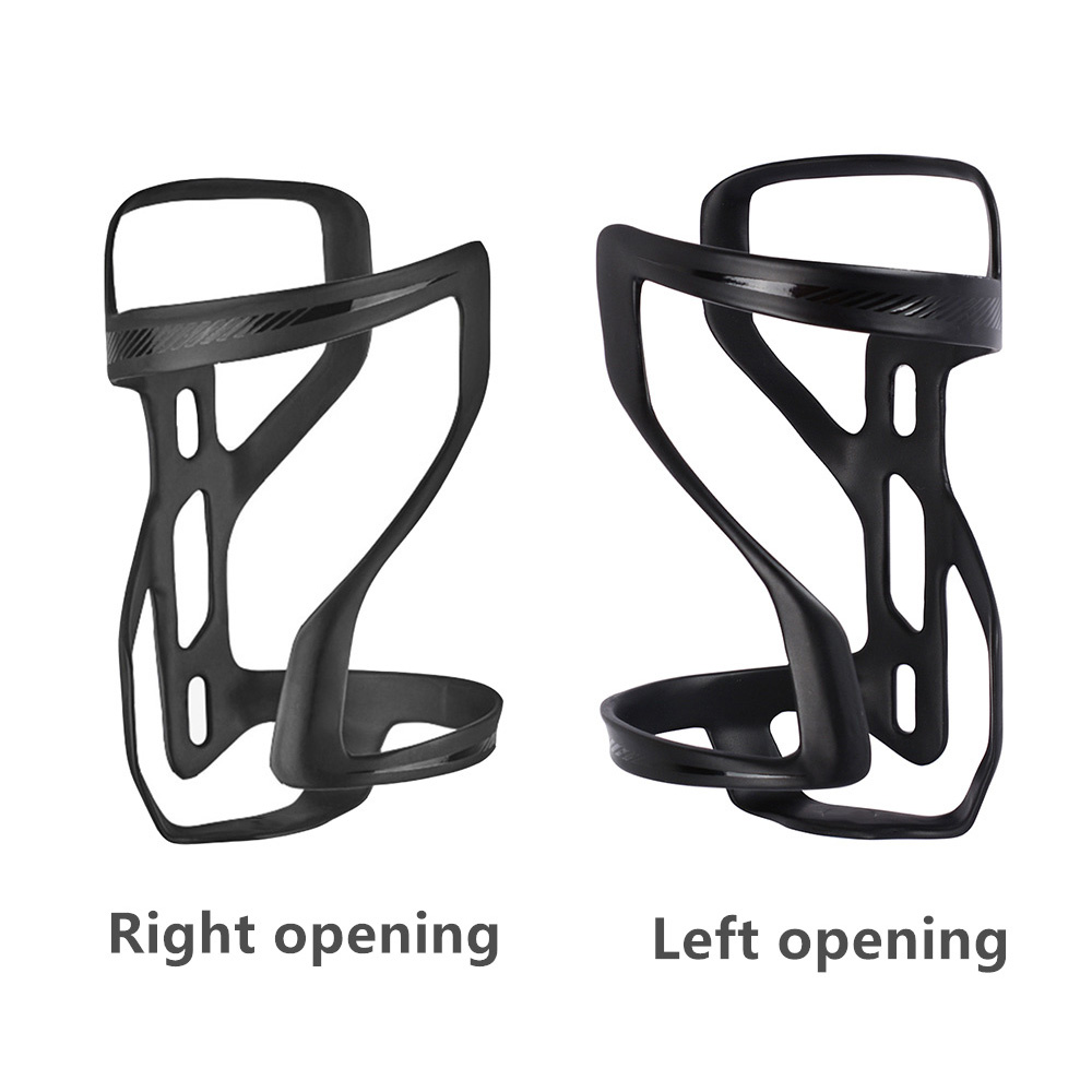 Helkolfiber cykel flaskhållare mtb racercykel zee cage ii vattenflaskhållare cykel flaskdel vänster/högeröppning: Violett/紫罗兰