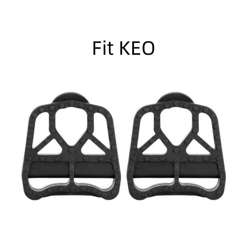CNC Fahrrad Zubehör Teil Fahrrad Pedal Adapter passen Shimano SPD suchen KEO System Rennrad Pedale Konverter klick Pedal Platf: Burgunderrot