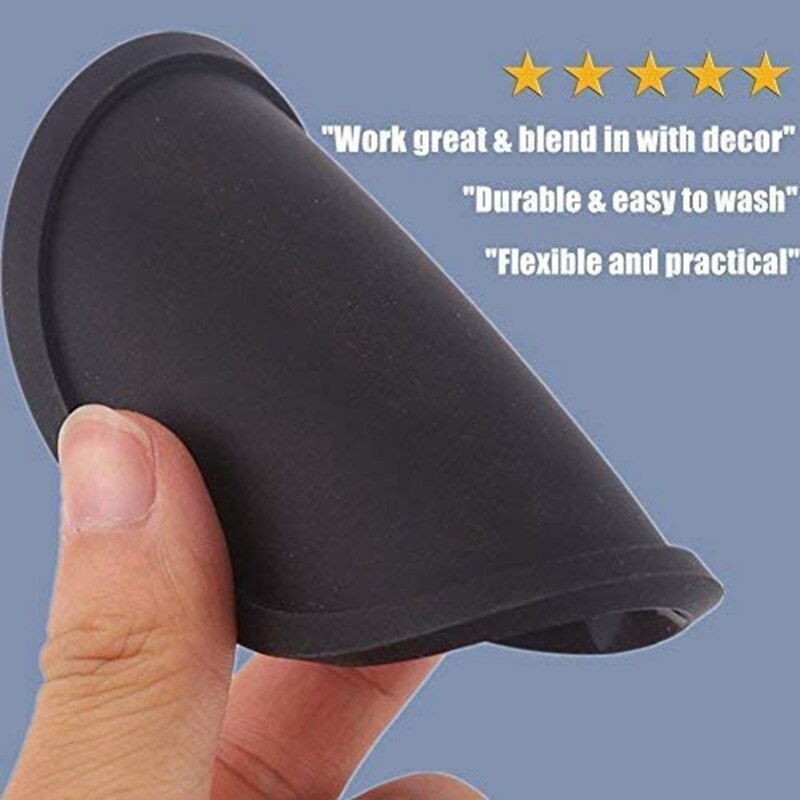 Lot de 10 sous-verres pour boissons, Protection contre les déversements pour Table en bois, Surface en pierre de marbre, sous-verres durables et antidérapants en Silicone