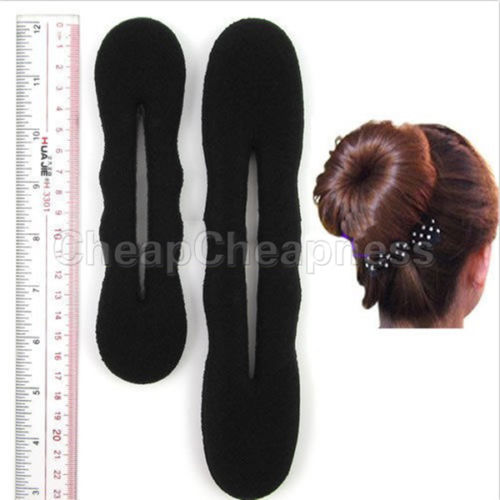 1/2 Pc Hair Styling Magic Sponge Clip Foam Bun Curler Kapsel Twist Maker Tool Braider Accessoires: SL