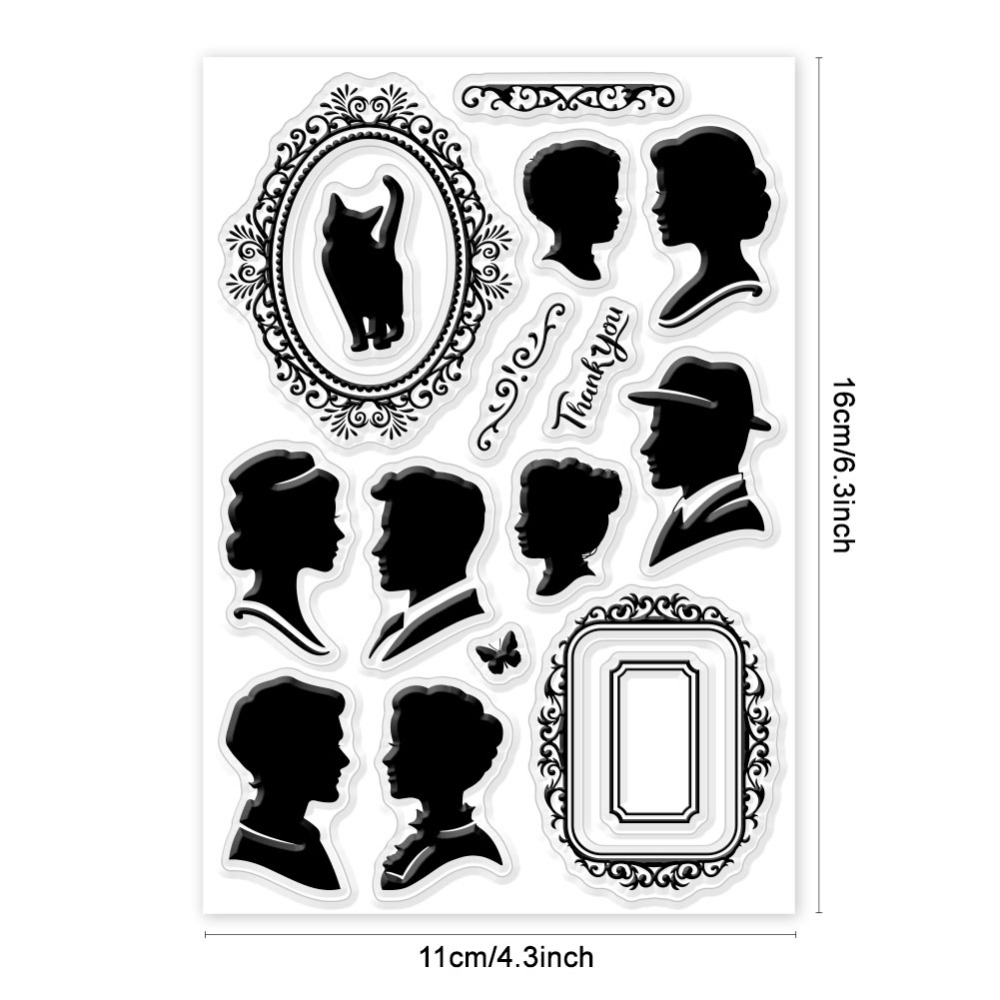 Schoenen Bloemen Duidelijke Stempel Lente Thema Duidelijke Stempels Siliconen Stempels voor DIY Scrapbooking Fotoalbum Decoratieve Kaarten: Rood