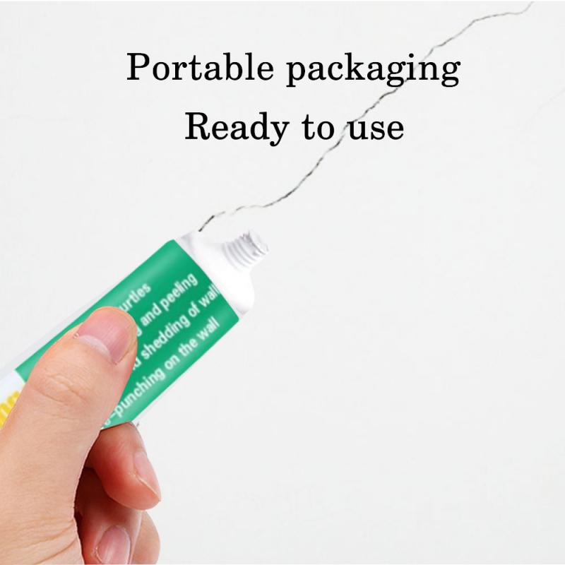 1PC 20ML Wall Mending Agent Wall Repair Cream Quick-drying Wall Crack Nail Repair Agent Wall Peeling Graffiti Gap Repair Paste