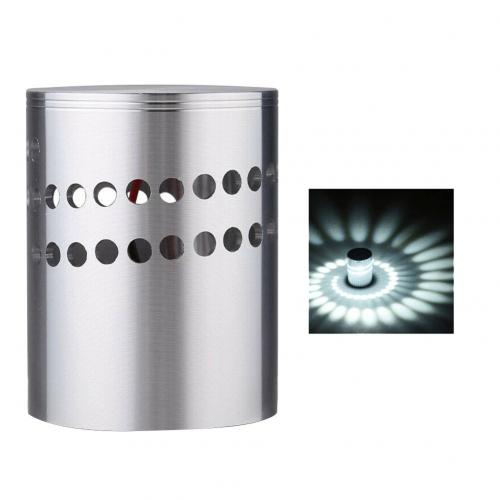 Plafonnier à effet spirale, multi-trous, rvb 265, 3W, AC 85/mur LED V, luminaire décoratif de plafond, couloir ou fête: Cool White