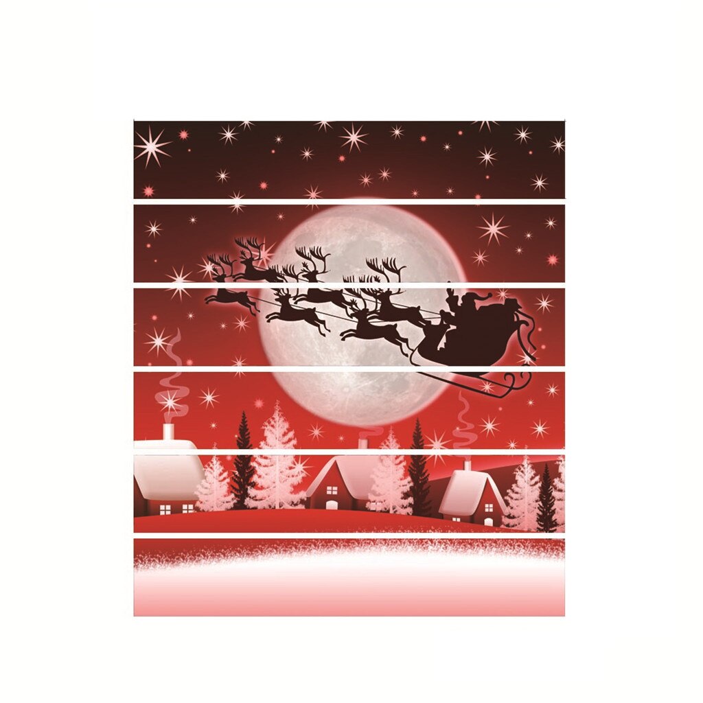 Stairs sticker Christmas 3D Simulation Stair Sticker Waterproof Wall Sticker Home Decor DIY self-adhesive stair sticker: G