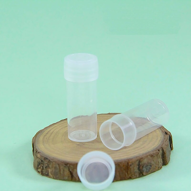 10 stk / lot 5g transpartube plastflaske slim diy accesorios legetøj slim forsyninger arrangør boks håndværk slim opbevaringsbeholdere