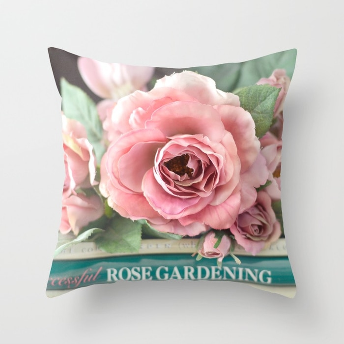 4 Stuks Vintage Rose Serie Kussen Cover Home Sofa Terug Kussen Gooi Case Bloem Kussensloop Voor Slaapkamer Home Office Decoratieve