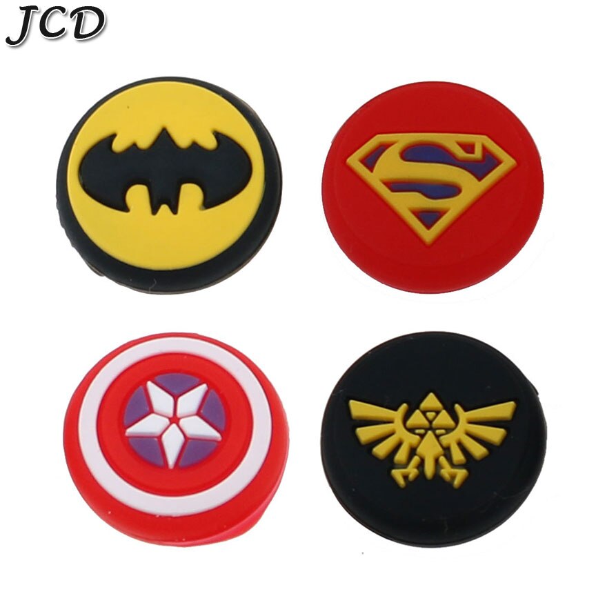 JCD 4pcs Silicone Caps For Nintend Switch NS Joy-Con Joystick Cover Thumb Stick Grip Cap For Joy con Controller Analog Stick Cap: 25 26 30 31 each 1