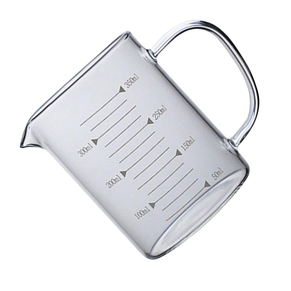 350ml hoge borosilicaat glazen maatbeker  -20 ° -150 ° temperatuurbestendig maatglas voor keuken of restaurant