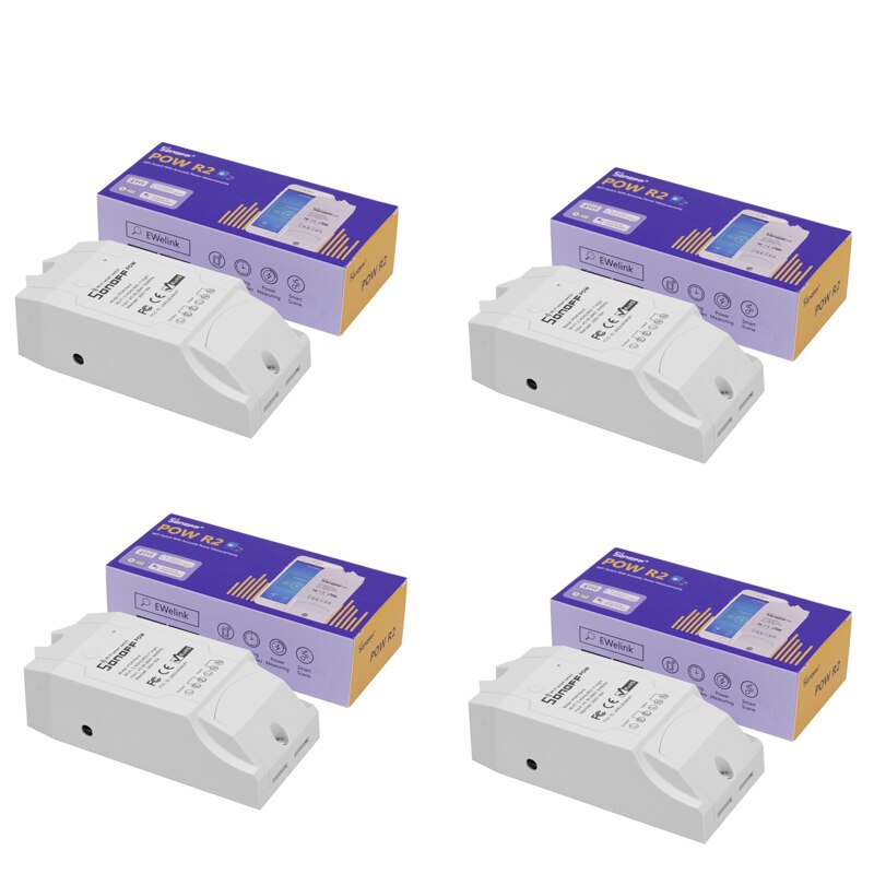 1/2/3/4/5/10pcs SONOFF POW R2 Basic Smart Wifi Switch APP Power Consumption Monitor Measurement with Alexa Google Home