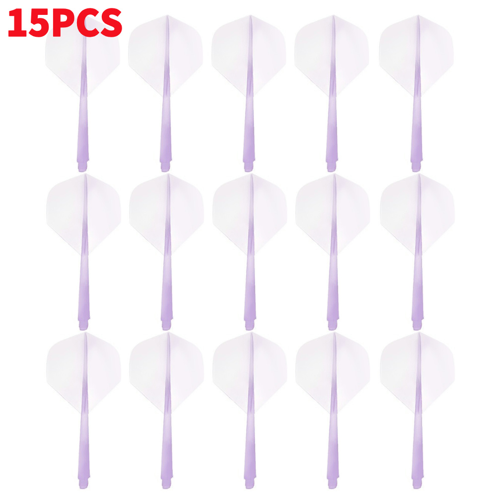 Vols et arbres de fléchettes intégrés, 3 à 15 pièces, fléchettes professionnelles Anti-chute, arbre et vols intégrés en plastique, accessoire de fléchettes: Rose