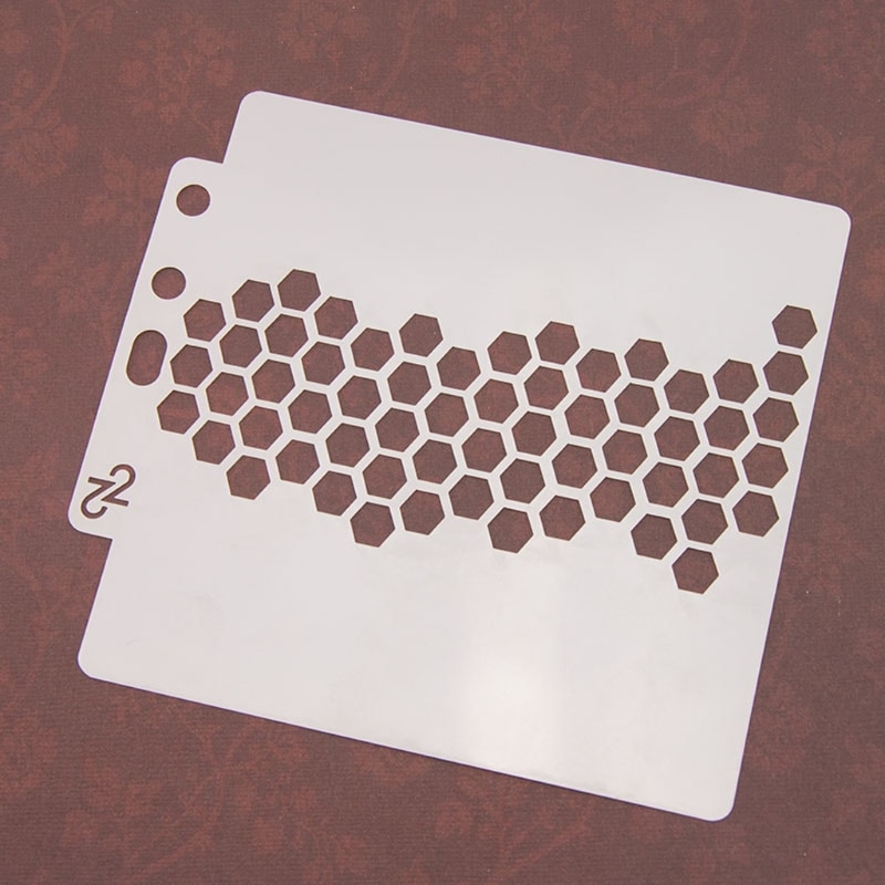 9pcs/set Tree Airbrush Painting Stencil DIY Scrapbooking Album Craft Reusable
