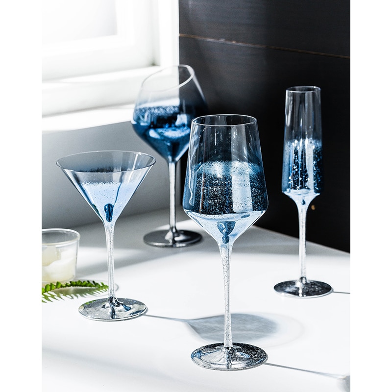 sin plomo cristal cielo estrellado copa de vino copa de cóctel en casa copa de champán copa de personalidad