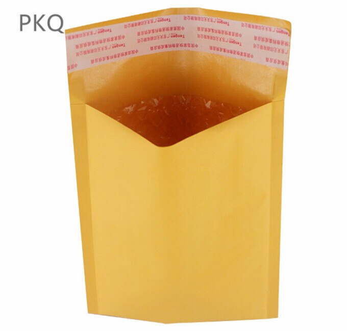50pcs grand papier enveloppes à bulles sacs Mailers rembourré enveloppe d'expédition jaune Kraft bulle sac d'expédition pour les fournitures d'affaires